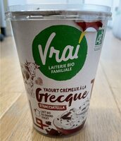 Yaourt crémeux a la grecque stracciatella