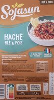 Haché blé et pois