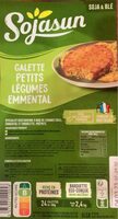 Galette petits légumes emmental