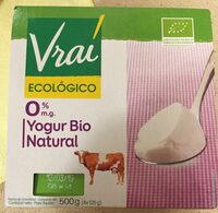 Yogur bio natural 0%