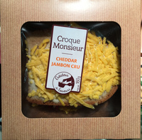 Croque Monsieur Cheddar Jambon cru