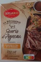 Souris d'agneau et son jus à l ail et au romarin