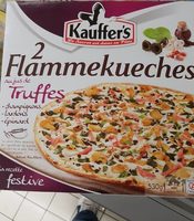 2 flammekueches au jus de truffes