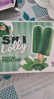 Glace à l'eau  menthe