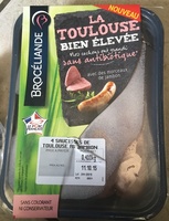 La Toulouse bien élevée Saucisses de toulouse au jambon