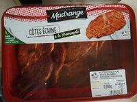 Côte de porc émincé marinées