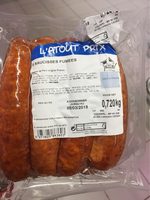 Saucisses fumées, 8 pièces, 720g