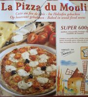 Super 600g jambon mozzarella fromage râpé rondelles de tomates