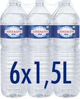 CRISTALINE Eau De Source 6x1.5L
