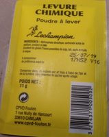 Levure chimique