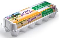 12 œufs frais