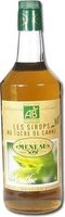 Les sirops au sucre de canne Menthe