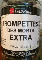 Trompettes des morts séchées
