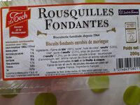 Rousquilles Fondantes