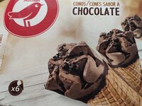 Conos sabor chocolate