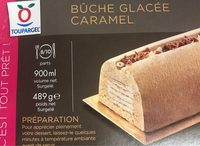 Bûche glacée caramel