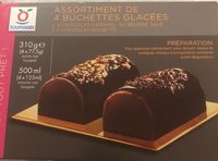Buchettes glacées caramel et noisette