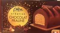 Buche glacée création chocolat praliné
