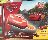 Glaces chocolat & vanille Cars