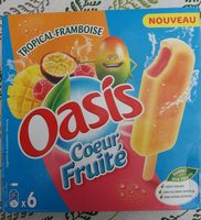 Coeur fruité Tropical Framboise Oasis