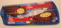 Buche glacée vanille brownie
