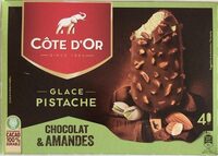Glace pistache chocolat & amandes