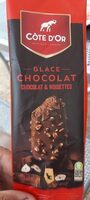 Glace chocolat - chocolat et noisettes
