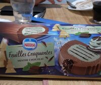 Feuilles craquante menthe chocolat