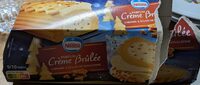 Bûche glacée parfum crème brûlée