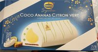 Coco ananas citron vert sorbet au lait de coco