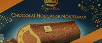 Bûche chocolat nougat de Montélimar