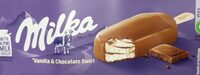 Milka vanilla & chocolate swirl