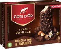 Glace Vanille Chocolat Noir & Amandes