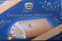 Signature chocolat blanc spéculoos