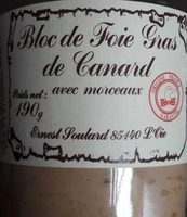 Bloc de Foie Gras de Canard avec morceaux