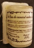 Foie gras de canard entier mi-cuit congelé