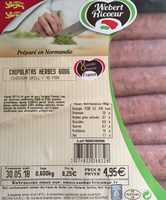 Chipolatas aux herbes