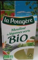 Mouliné de légumes verts bio