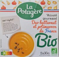 Velouté gourmand - Duo de butternut et potimarron de France