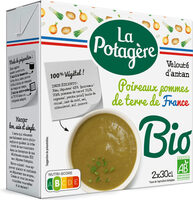 Velouté de poireaux et pommes de terre Bio