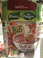 Chili au riz noir mouliné