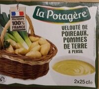 Velouté de poireaux, pommes de terre & persil