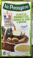 Velouté de courgettes, pommes de terre & gruyère