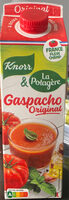 Gaspacho original - Soupe de tomate et légumes, basilic et menthe