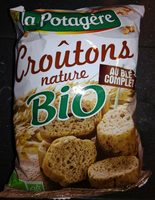 Croutons nature bio au blé complet