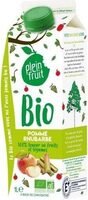 Jus de pomme et rhubarbe bio