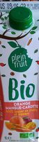 Jus d'orange, mangue et carotte bio