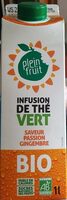Infusion de thé vert savoir passion gingembre bio