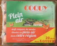 Oeufs moyens de poules