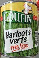 Haricots verts très fins